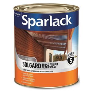Verniz Solgard Acetinado Triplo Filtro Solar Natural 900ml Sparlack Verniz Solgard Acetinado Triplo Filtro Solar Natural 900ml Sparlack